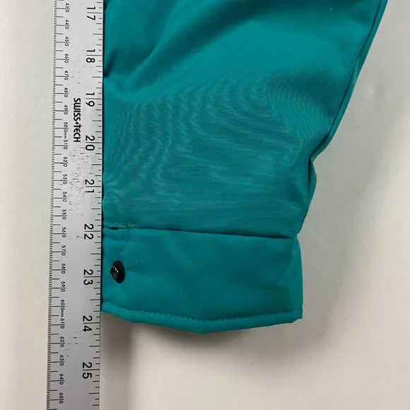 NWT 80s Vintage Rice Sportswear Action II Ski Jacket Mens 38 Color Block Green - Picture 16 of 16